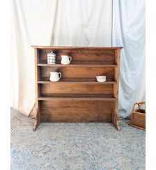 Étagère murale en bois foncé Gaëlle N°805- Produit chiné Debongout