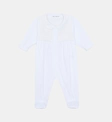 Pyjama -  coton col Claudine dentelle fine Tartine Et Chocolat