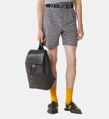 Short En Coton Imprimé Lanvin