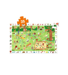 Puzzle Le square des petits amis - 35 pcs - FSC MIX Djeco