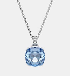 Pendentif Millenia, Taille coussin, Métal rhodié Swarovski