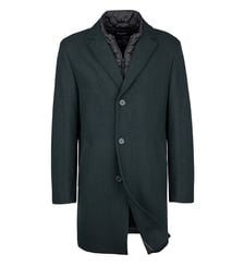 Manteau en laine et polyester avec parement amovible regular Deus Digel