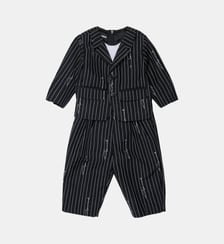 Combinaison rayée avec logo Dsquared2