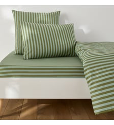Drap-housse enfant, en 50% coton recyclé, bonnet 25 cm La Redoute Interieurs