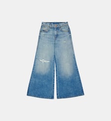 Jeans coupe flare effet usé - D-Aromy Diesel Kids