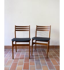Paire de chaises à caractère Alma N°1795- Produit chiné Debongout