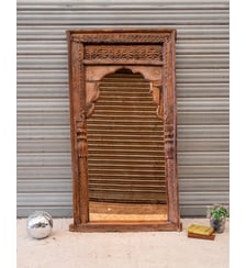 Grand miroir en bois Georges N°1307- Produit chiné Debongout
