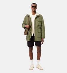 Veste mi-longue déperlante coupe-vent Lacoste