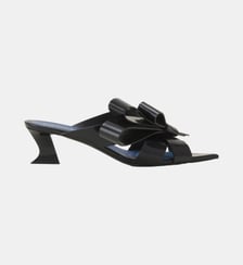 Mule À Talon Cadeau En Cuir Lanvin