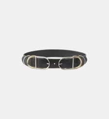 Ceinture en cuir de 4 cm à multiples passants en métal Pinko