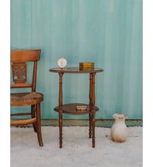 Table d'appoint en bois Francine N°1468- Produit chiné Debongout