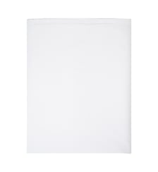 Drap plat en percale de coton lavé, DOUCEUR LAVÉE Blanc Cerise