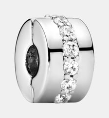 Charm Clip Rangée Scintillante Incolore Pandora
