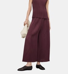 Pantalon palazzo en tissu crinkle Adolfo Dominguez