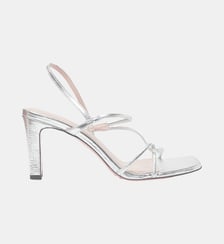 Sandales en cuir à talon large Sandro
