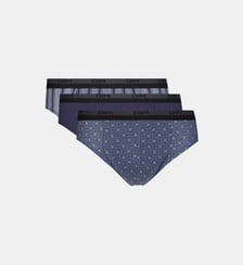 Lot de 3 Slips Homme Coton Print Dim