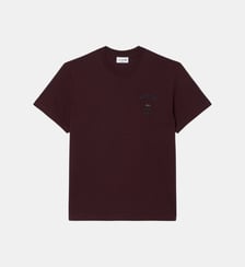 T-shirt jersey coton broderie Lacoste