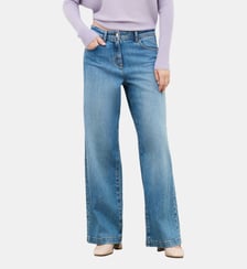 Pantalon pdamian - Motif uni - Coton - Coupe large Caroll