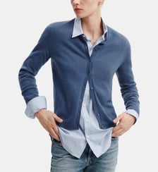 Cardigan slim en cachemire Bompard