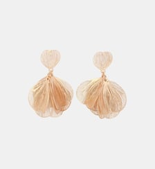Boucles d'oreilles pétales dorées Balaboosté