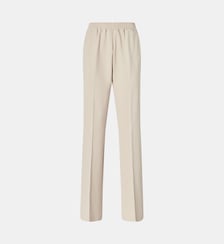 Pantalon droit à taille élastiquée Pinko