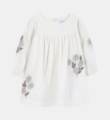 Robe -  coton broderies fleurs Tartine Et Chocolat
