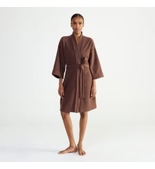 Kimono court col kimono en polaire Laurence Tavernier