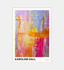Poster   Contemporary Art Collection — 05 - Karoline Dall Poster & Frame