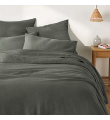 Housse de couette en coton/lin lavé La Redoute Interieurs