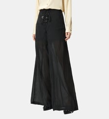 Pantalon léger avec lacets et détails western Pinko