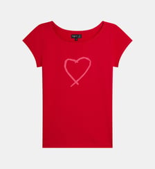 T-shirt australie coeur sarajevo Agnès b.