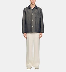 Blouson worker effet denim Sandro
