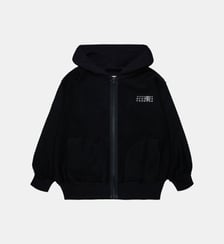 Sweat zippé avec logo MM6 Maison Margiela