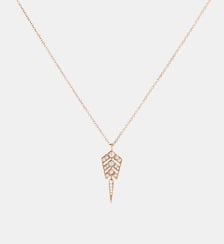Collier Stairway S Diamants et Or Rose Statement
