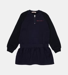 Robe en molleton avec logo Marni