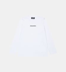 T-shirt à manches longues avec logo Dsquared2