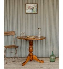 Table à manger en bois Romy N°1325- Produit chiné Debongout