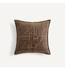 Housse de coussin chenille jacquard AM.PM