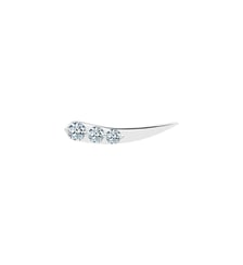 Puce STARDUST gauche - 3 diamants, poids total 0,22ct approx.  - Or blanc 750‰ La Brune & La Blonde