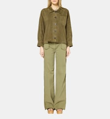 Surchemise en cuir velours - ROSE Gerard Darel