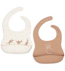 Lot de 2 bavoirs en silicone Jollein