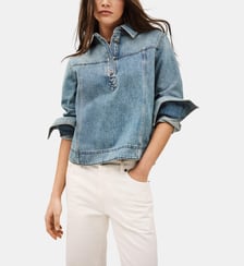 Top droit Tavy denim Ba&sh