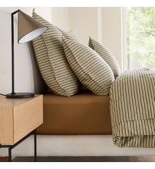 Taie d'oreiller en percale lavée 120 fils AM.PM