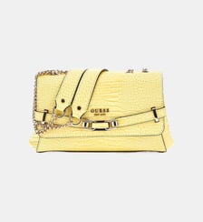 Sac à bandoulière Silvye imprimé croco Guess