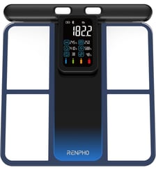 Pèse personne connecté Morphoscan MSC01 – Suivi de Morphologie Intelligent avec Écran LCD et Bluetooth -Rechargeable Renpho