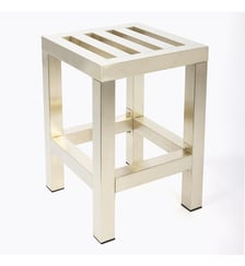 Tabouret inox doré - PLAZZA Bath Bazaar