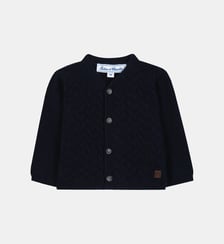 Cardigan -  cachemire col v maille tressée Tartine Et Chocolat
