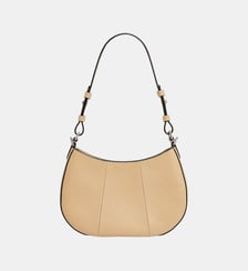 Petit Sac à main demi lune Juliette en cuir grainé Le Tanneur