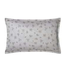 Taie d'oreiller imprimée en satin de coton bio, QUATRE FEUILLES Alexandre Turpault