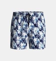 Short de bain motif feuilles avec suspensoir Impetus